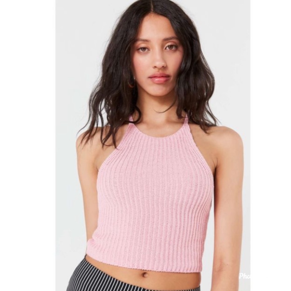 Urban Outfitter Knit high neck crop top Small